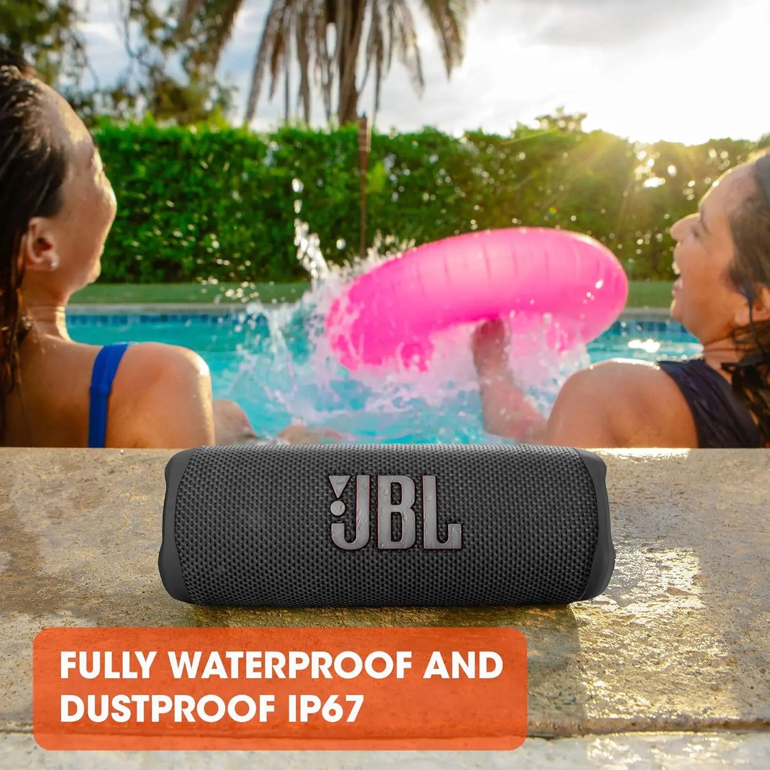JBL Flip 6 Portable Bluetooth Speaker – Waterproof IPX7, Powerful Bass, Outdoor & Beach Speaker