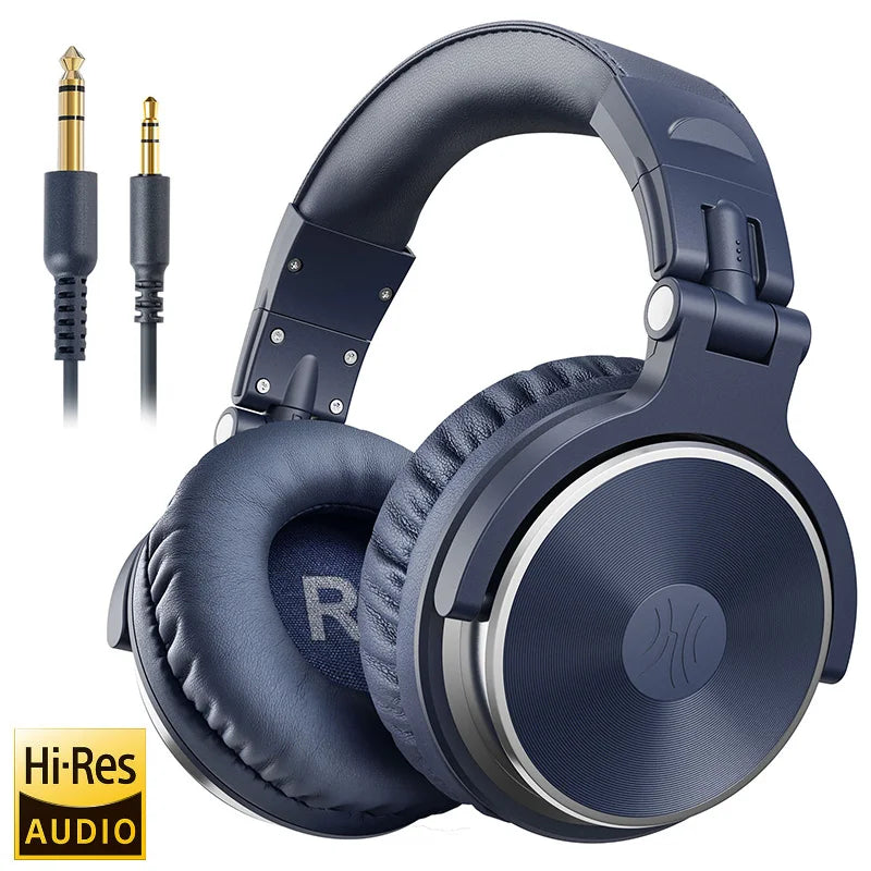 OneOdio Pro Wired Studio Headphones – Over Ear DJ & Gaming Headset with Microphone