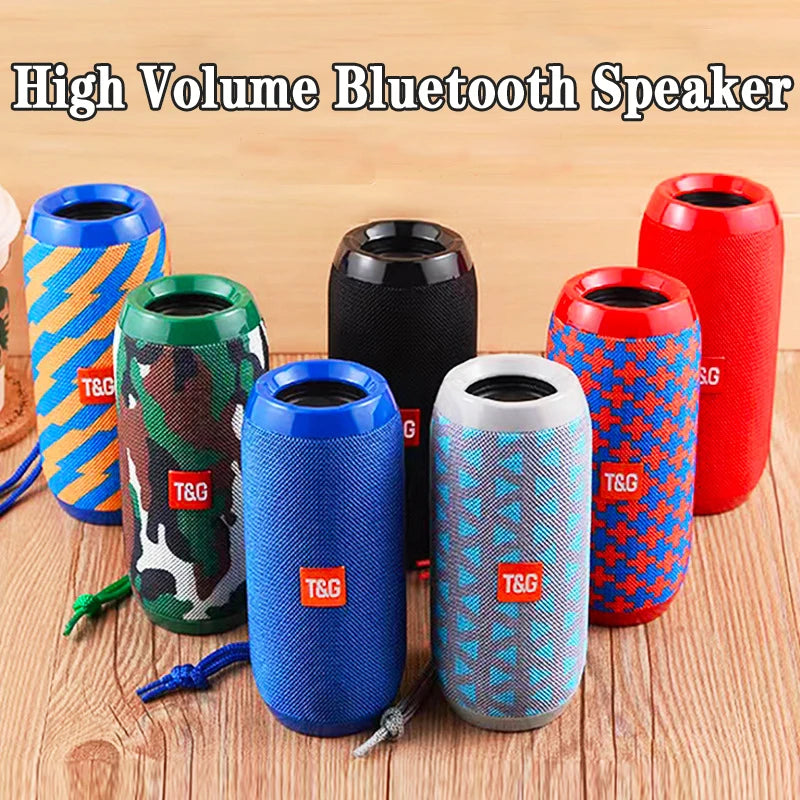 Portable Bluetooth Speaker TG117 with Subwoofer – Wireless Bass Speaker with USB/SD Card Support for Outdoor, Home & Travel