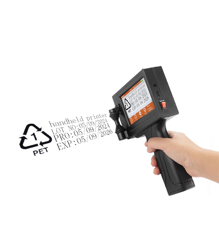 YS300 12.7mm Handheld Inkjet Printer – Portable Date Code & Expiry Date Coding Machine for Labels & Cartons