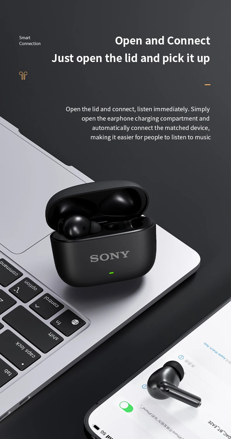 Sony S300 True Wireless Earbuds – Bluetooth In-Ear Sports Headphones with Mic & Touch Control