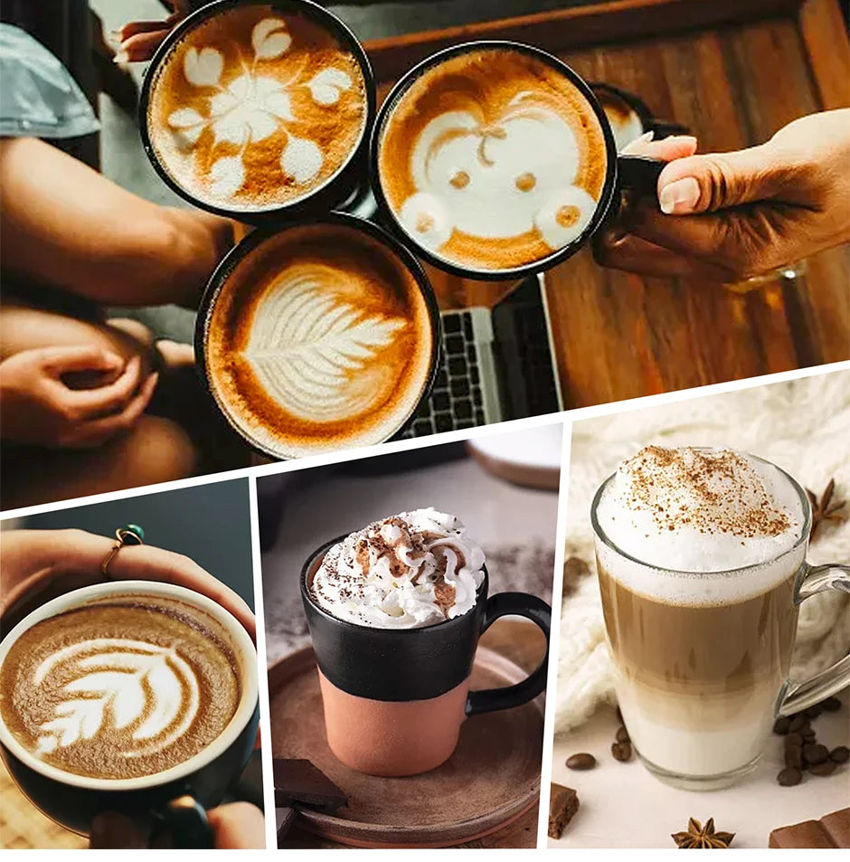 Espumador de leche eléctrico Batidor mezclador para café, mezclador de bebidas portátil eléctrico mini espumador a pilas