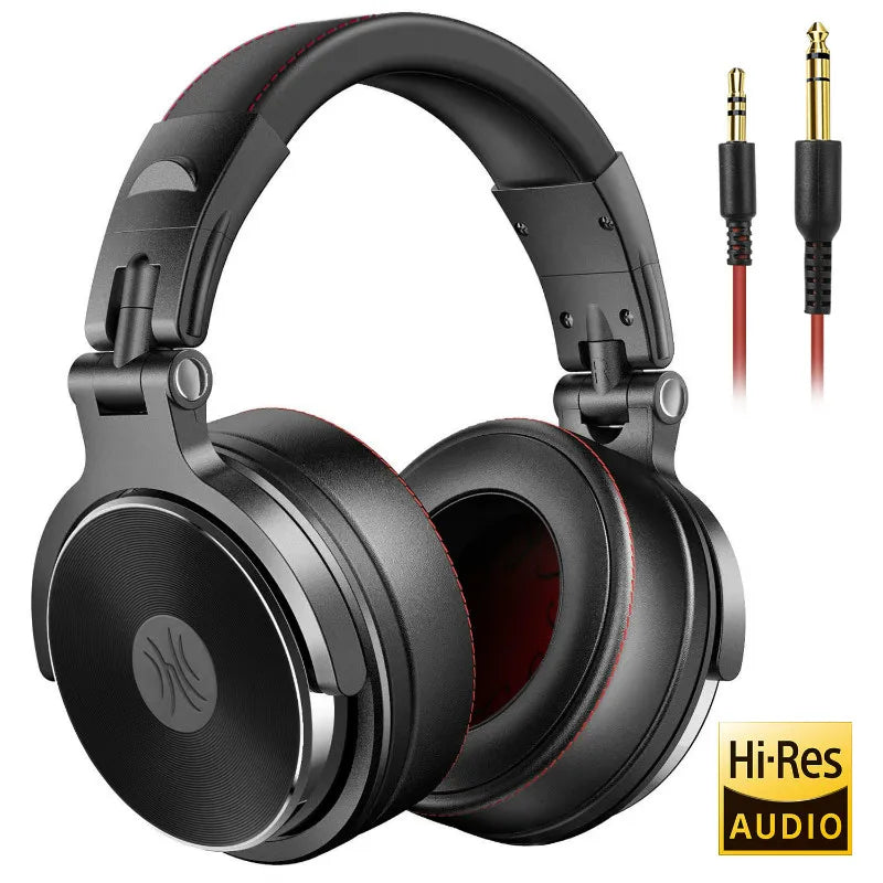 OneOdio Pro Wired Studio Headphones – Over Ear DJ & Gaming Headset with Microphone