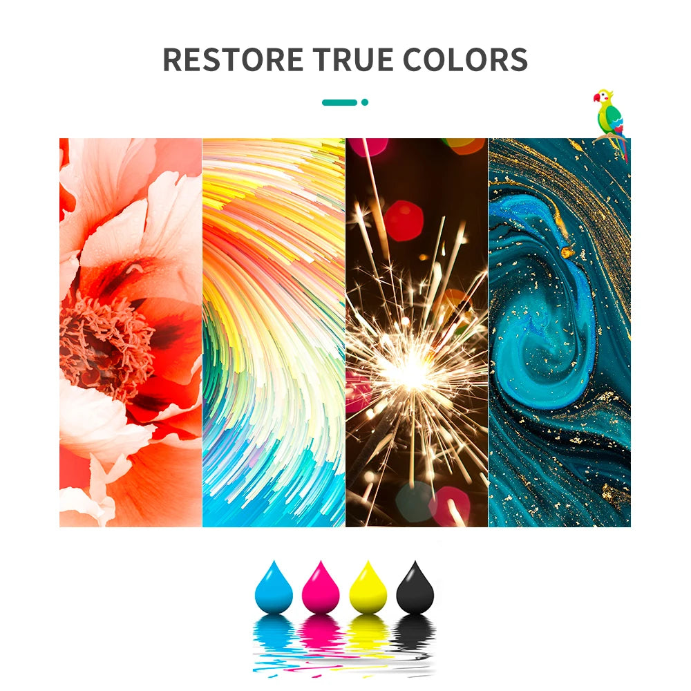 Universal Printer Ink Dye Refill Kit For Canon HP Epson 301 302 304 305 Cartridge deskjet Ecotank compatible inks