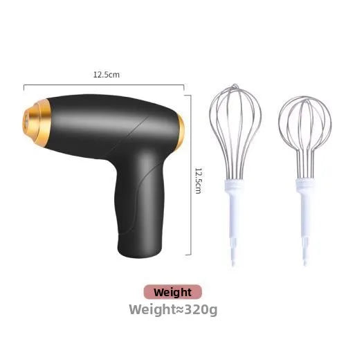 Batidora eléctrica inalámbrica para crema, mezclador eléctrico recargable de 3 velocidades para masa, batidor de huevos, herramienta de cocina, batidora de alimentos