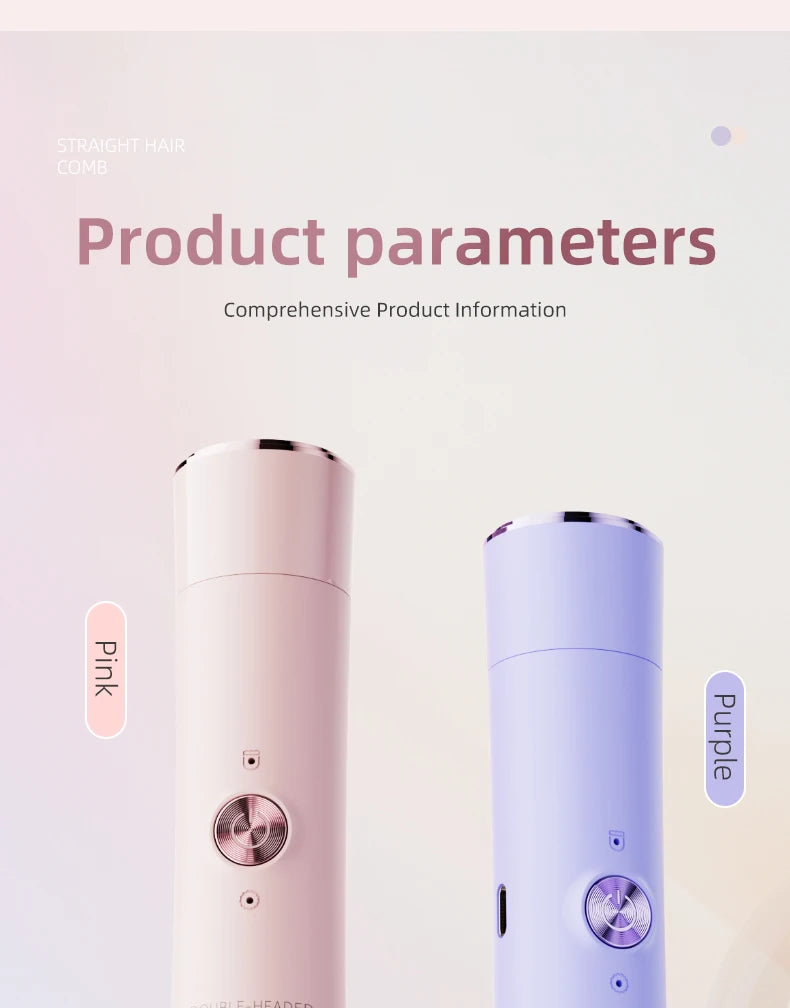 Women Electric Epilator – Rechargeable Dual Head Hair Removal Device for Body Grooming & Smooth Skin Care