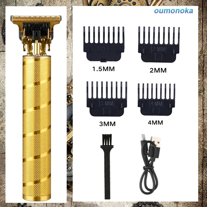T9 Electric Hair Clipper & Beard Trimmer for Men – Professional Rechargeable Barber Shaving Machine