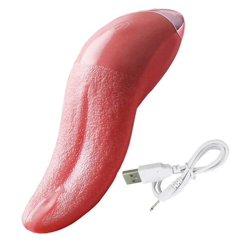 10 Speeds Heating Realistic Licking Tongue Vibrators for Women  Nipples Clitoral Stimulation Sex Toys for Adult Female Couples