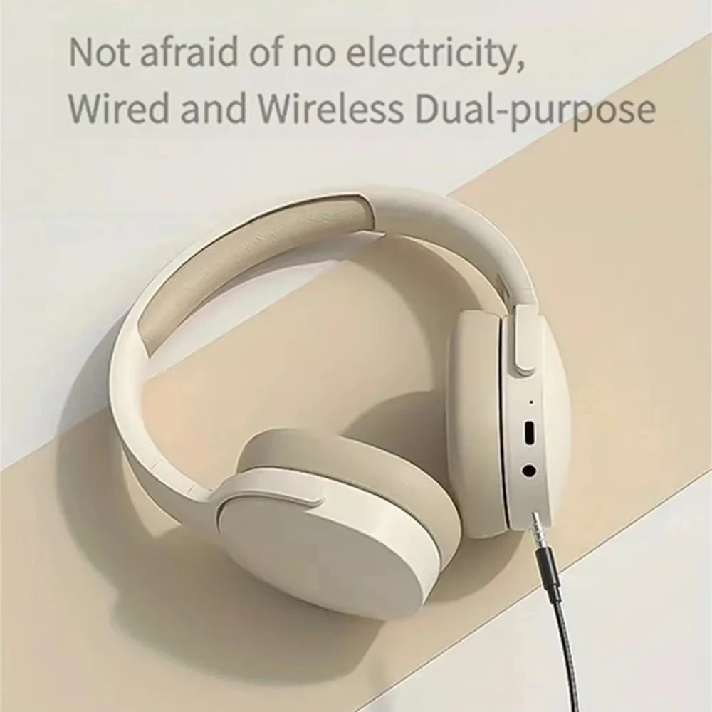 Wireless Bluetooth 5.3 Gaming Headphones – Noise Cancelling Foldable Headset with Microphone
