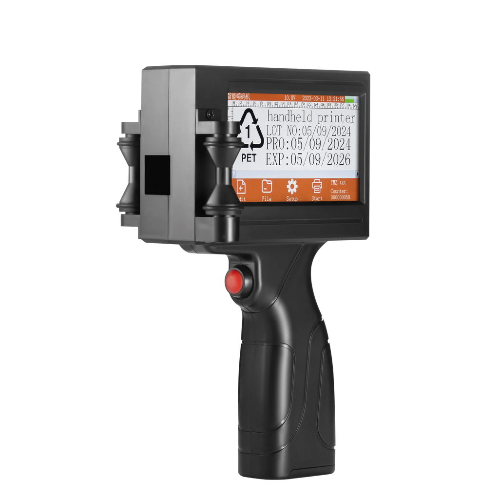YS300 12.7mm Handheld Inkjet Printer – Portable Date Code & Expiry Date Coding Machine for Labels & Cartons
