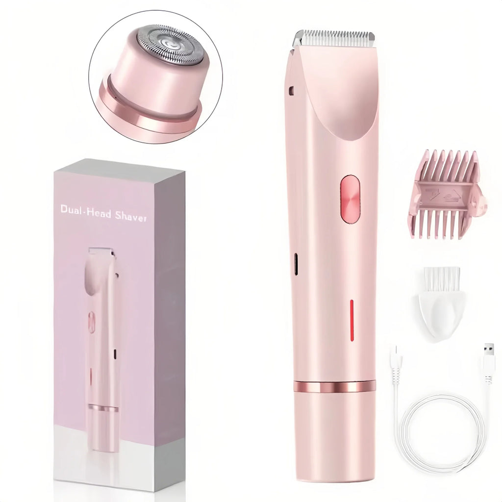 Women Electric Shaver – 2-in-1 Body Hair Remover & Bikini Trimmer for Legs, Underarm & Sensitive Areas