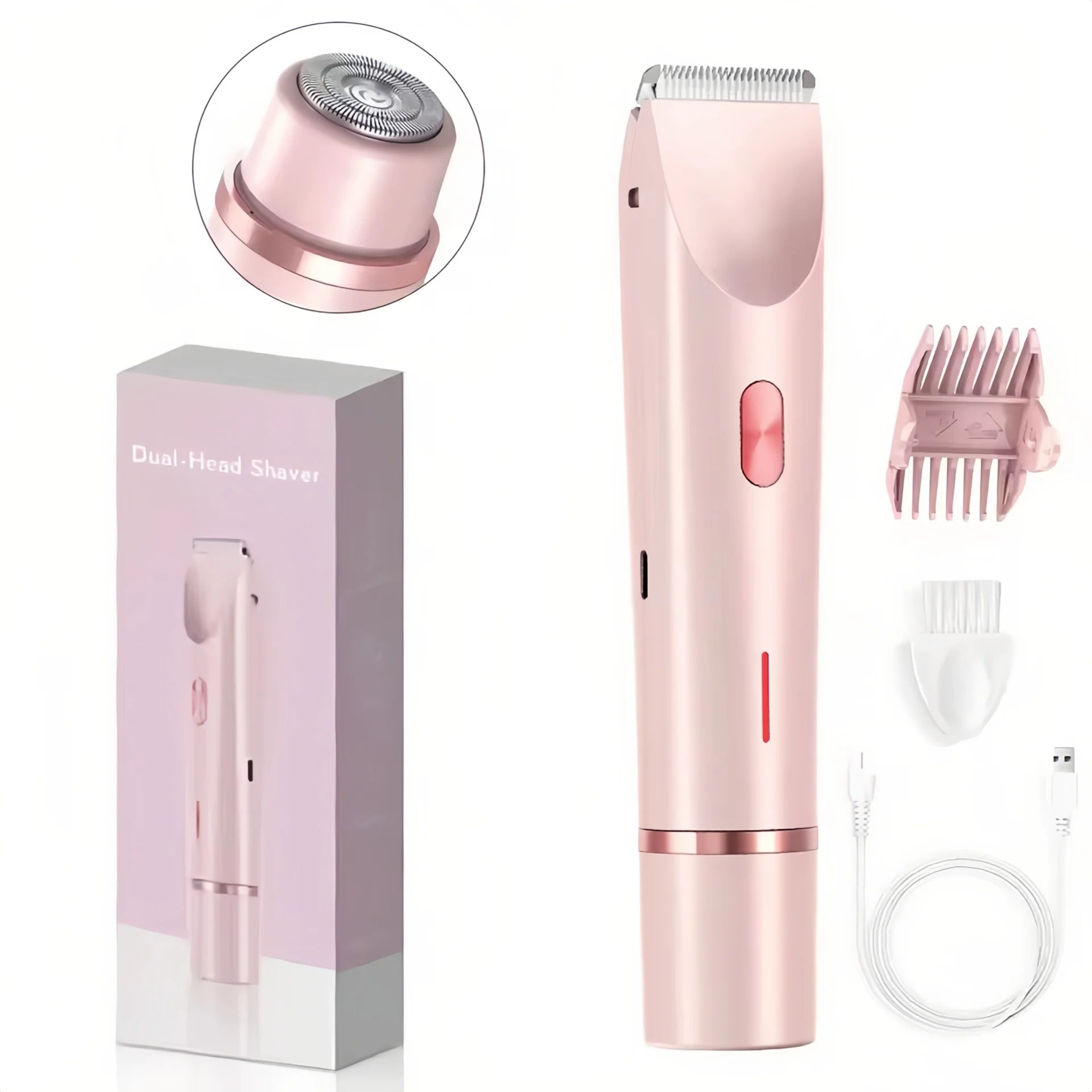 Women Electric Shaver – 2-in-1 Body Hair Remover & Bikini Trimmer for Legs, Underarm & Sensitive Areas