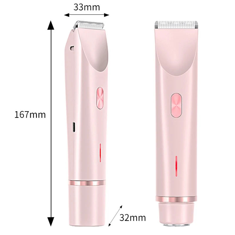Women Electric Shaver – 2-in-1 Body Hair Remover & Bikini Trimmer for Legs, Underarm & Sensitive Areas