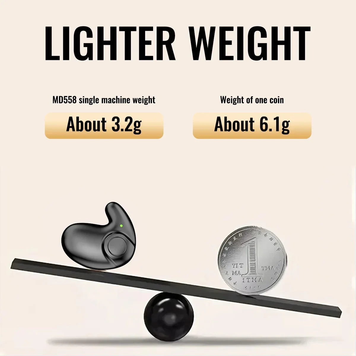 TWS Bluetooth 5.3 Invisible Sleep Earbuds – Wireless Waterproof Sports Headphones with Noise Reduction
