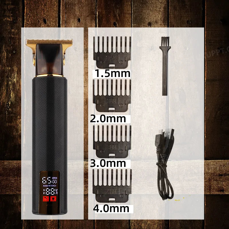T9 Electric Hair Clipper & Beard Trimmer for Men – Professional Rechargeable Barber Shaving Machine