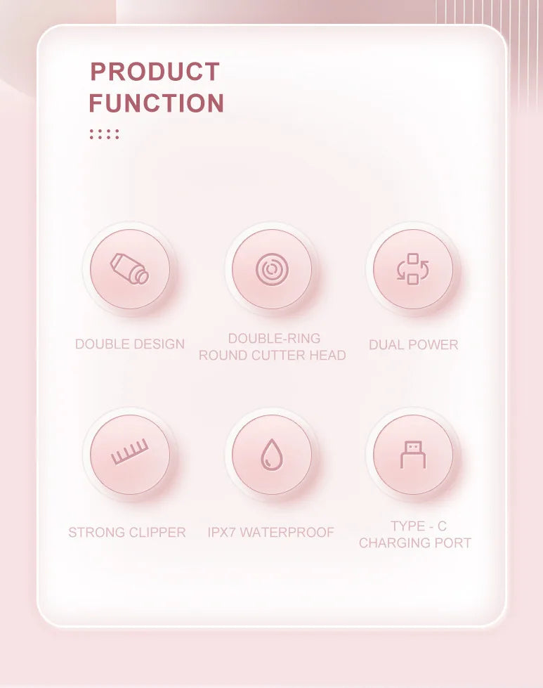 Women Electric Shaver – 2-in-1 Body Hair Remover & Bikini Trimmer for Legs, Underarm & Sensitive Areas