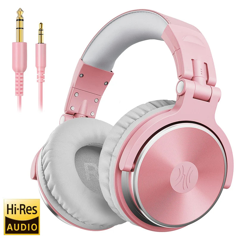 OneOdio Pro Wired Studio Headphones – Over Ear DJ & Gaming Headset with Microphone