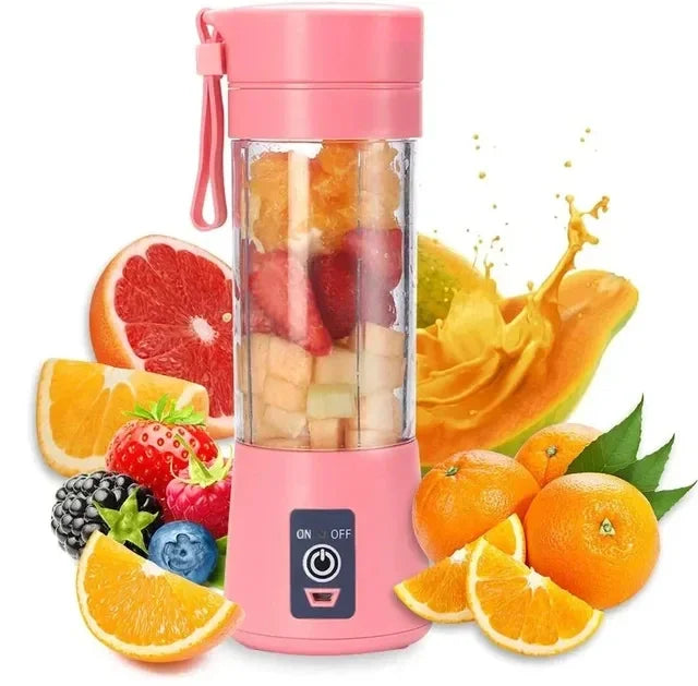 Nuevo exprimidor eléctrico portátil, mini licuadora recargable, batidora de frutas, máquina para hacer batidos para el hogar y la cocina