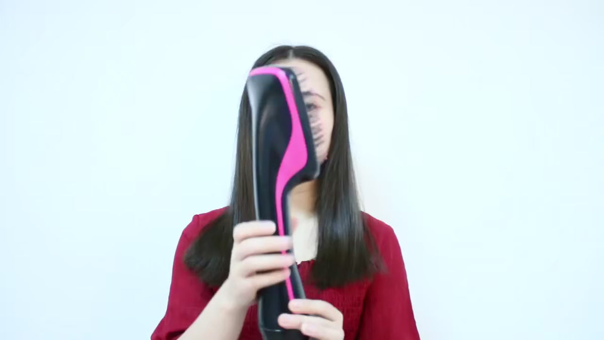 Brosse séchante à air chaud tout-en-un – Appareil de coiffage aux ions négatifs pour lisser, défroisser et donner du volume