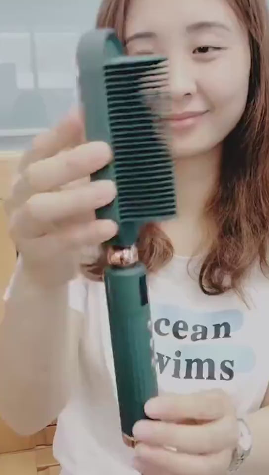 Straightening Comb And Curling Iron Dual-purpose A