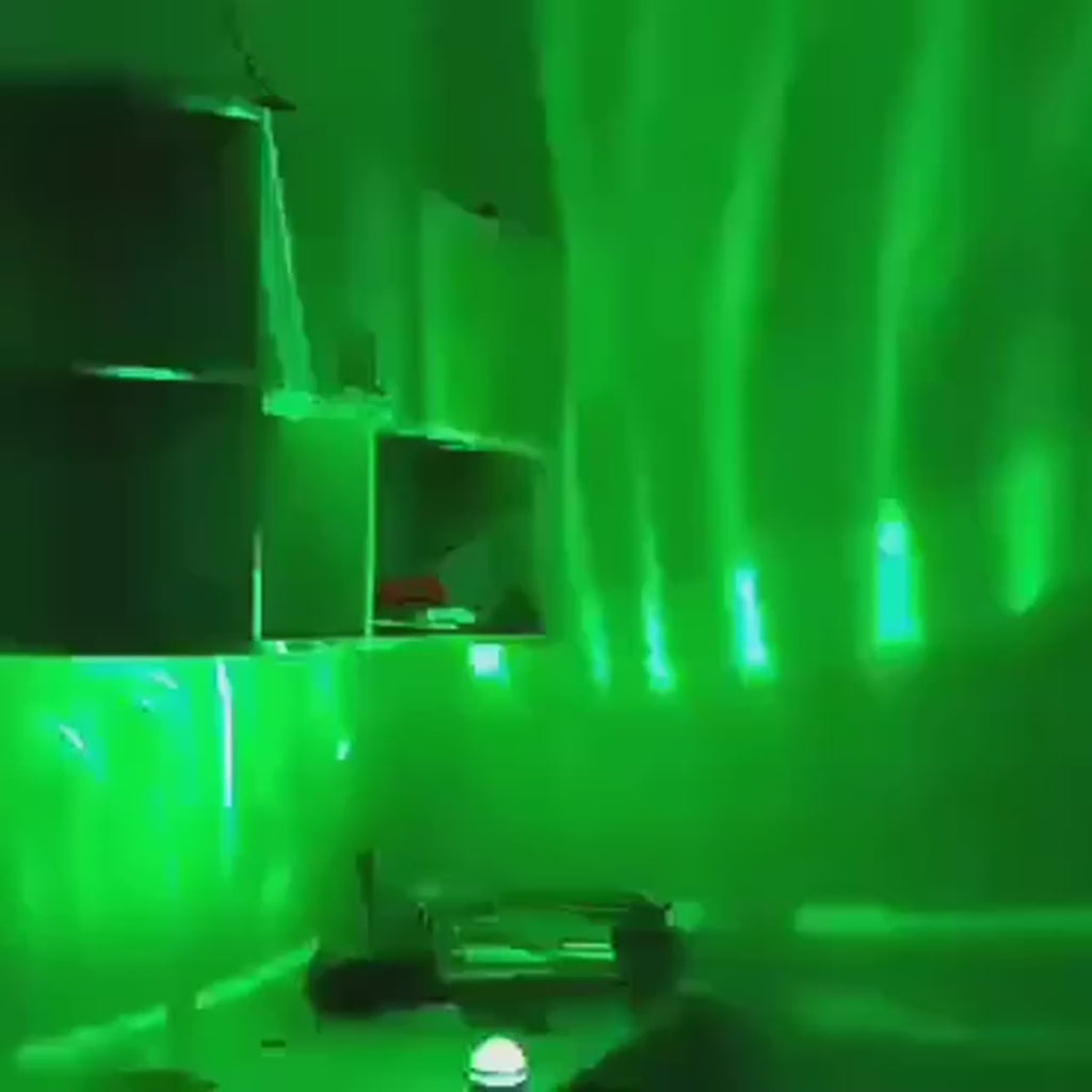 USB Galaxy Aurora Projector – RGB 360° Rotating Night Light with Remote